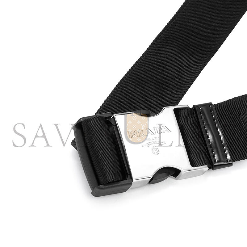 Pra*a saffiano leather belt bag 2vh156 (21*13*3cm)